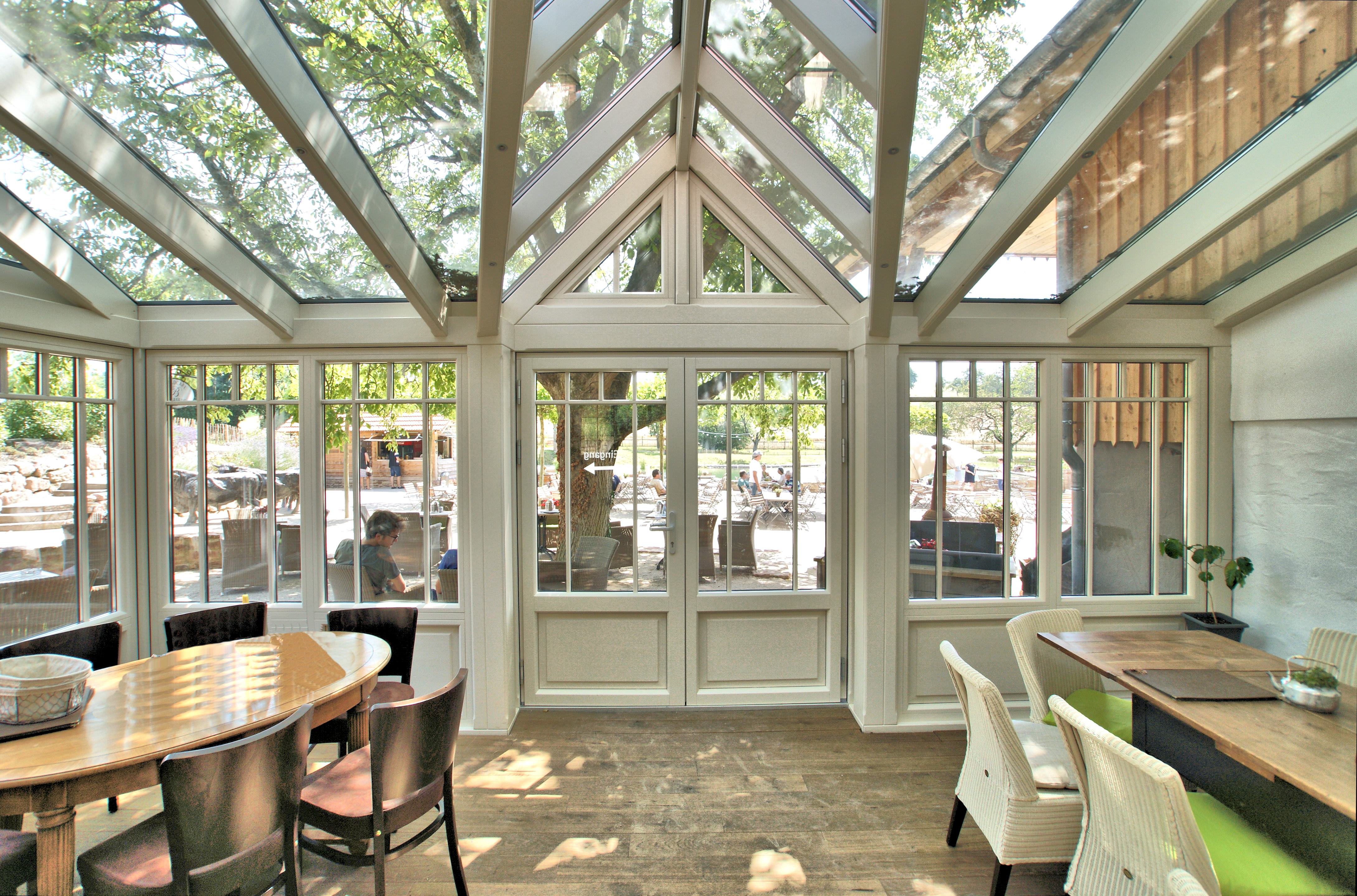 Gastronomiewintergarten im viktorianischen Stil